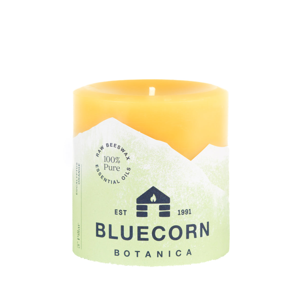 Clearance - Botanica Beeswax - Pillar Candle