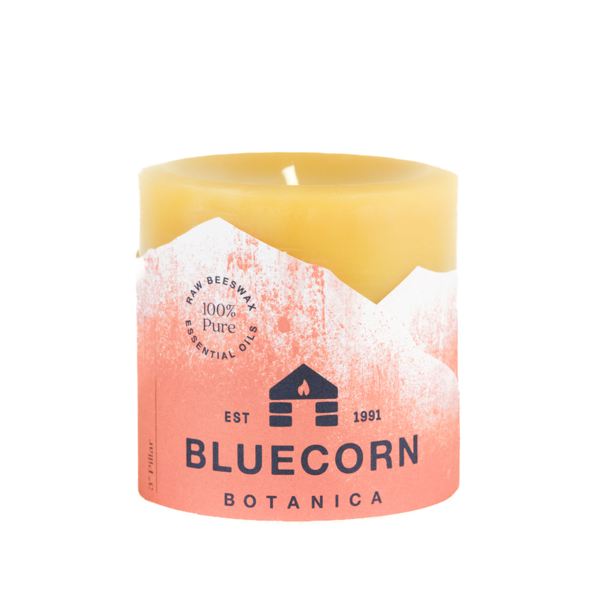 Clearance - Botanica Beeswax - Pillar Candle