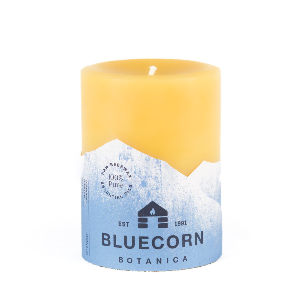 Clearance - Botanica Beeswax - Pillar Candle