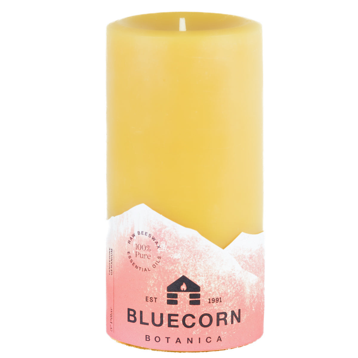 Clearance - Botanica Beeswax - Pillar Candle