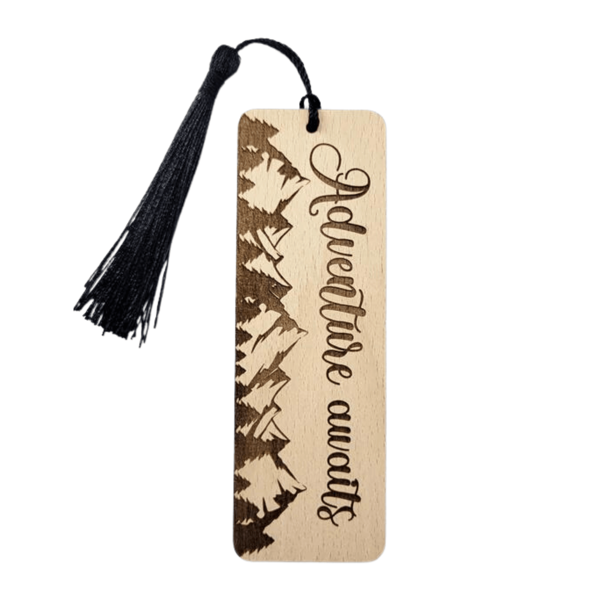 Adventure Awaits | Wooden Bookmark - Bluecorn Candles