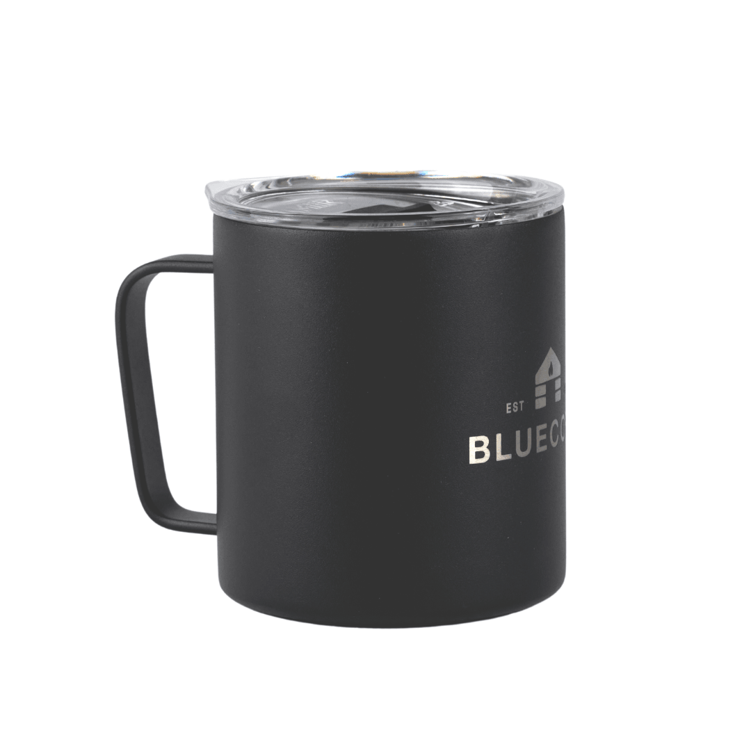 Bluecorn 12oz Camp Cup | Black - Bluecorn Candles