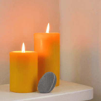 Botanica Beeswax - Scented Pillar Candle - Bluecorn Candles