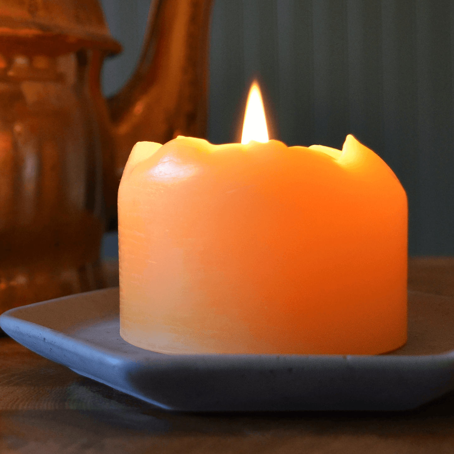 Botanica Beeswax - Scented Pillar Candle - Bluecorn Candles