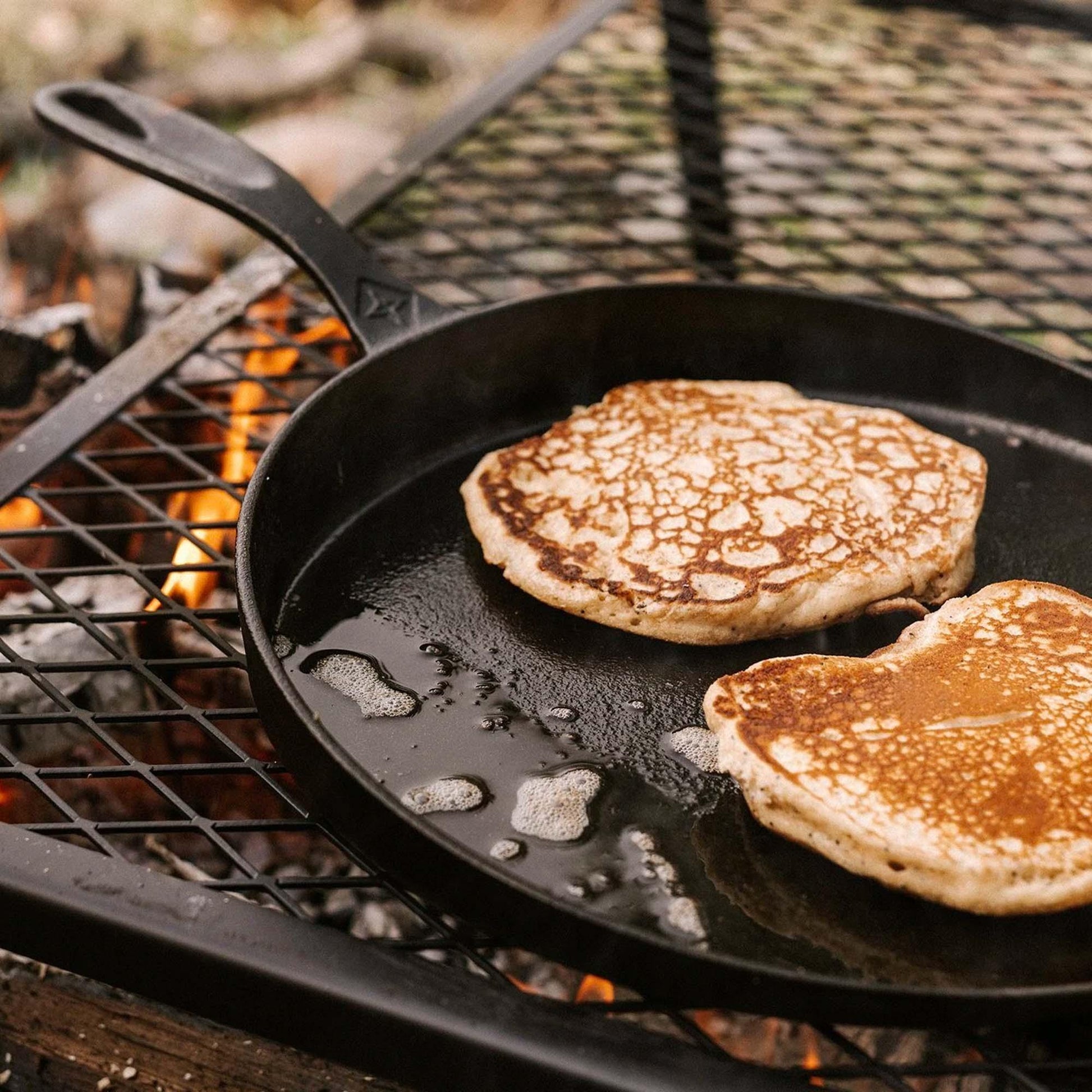 Cast Iron Flat Pan - Bluecorn Candles