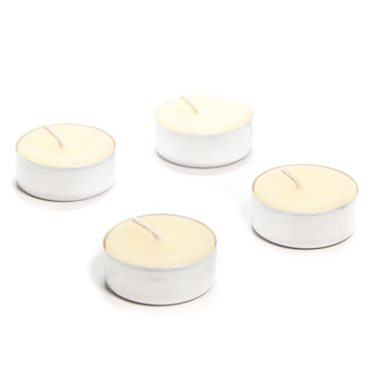 Clearance - Pure Beeswax Tea Lights - 48-Pack - Bluecorn Candles