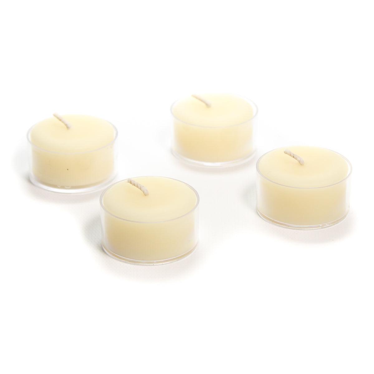 Clearance - Pure Beeswax Tea Lights - 48-Pack - Bluecorn Candles