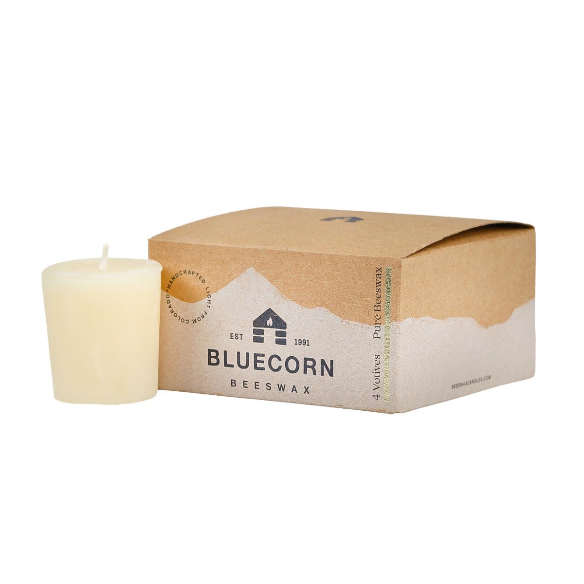 Clearance - Pure Beeswax Votives - Bluecorn Candles