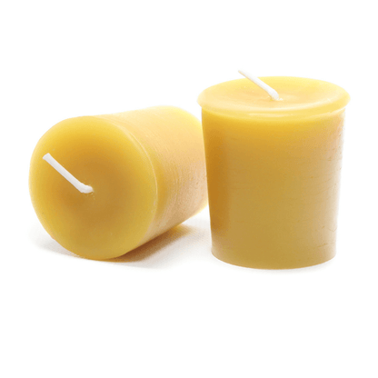 Clearance - Pure Beeswax Votives - Bluecorn Candles