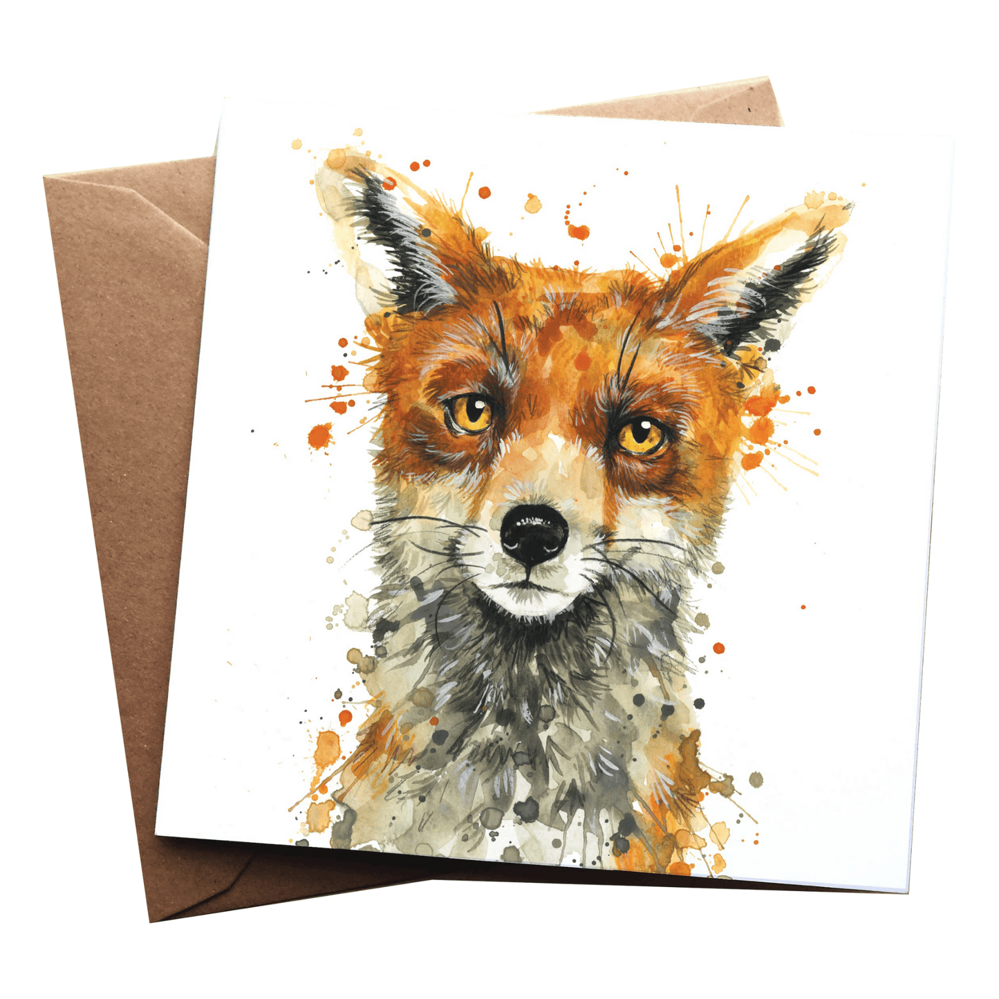 Fox Greeting Card - Bluecorn Candles