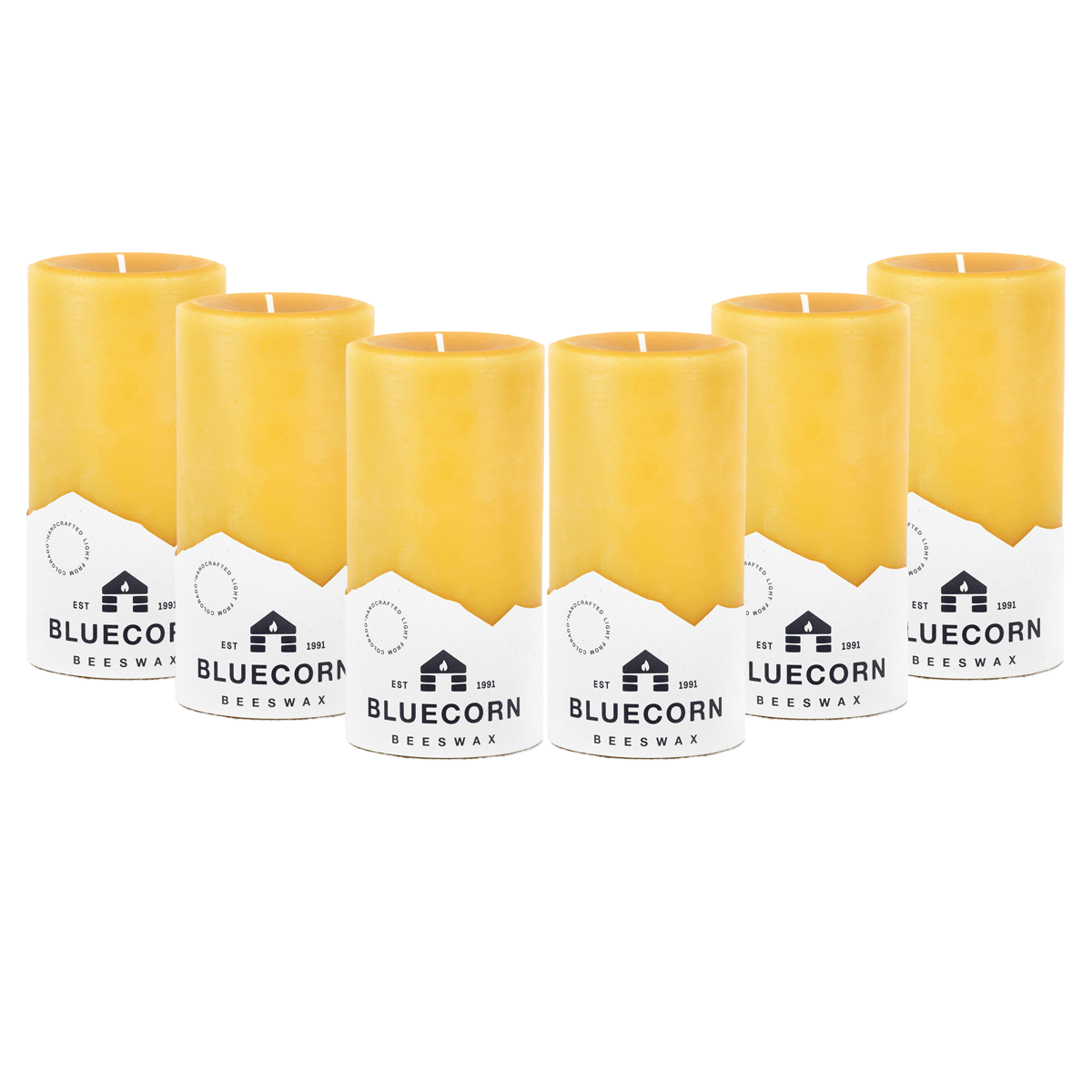 beeswax pillar candles bulk 4" x 8" large beeswax pillar candles from Bluecorn