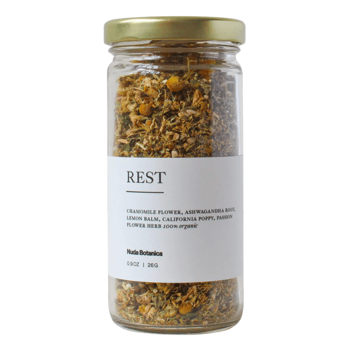 Rest | Organic Herbal Loose Leaf Tea - Bluecorn Candles